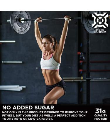 Progenex More Muscle | No Added Sugar Hydrolyzed Whey Protein Isolate Powder for Lean Muscle Gain. Best Tasting Low Carb High Protein Shake for Women & Men. 25 Servings (Vanilla Cream) - Buy Online on GoSupps.com