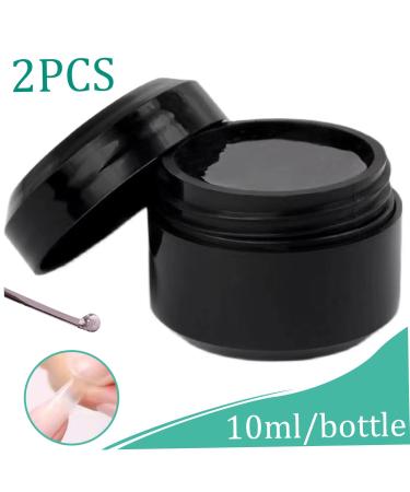 Solid Nail Glue for Soft Gel Nail Tips Solid Glue for Press on Nails 2PCS 10ml Press on Nail Glue Clear DIY Nail Glue Gel for Home Nail Glue for Acrylic Nails - Buy Online on GoSupps.com