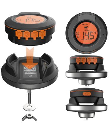 Rosenstein & Sons Smart Digital Grill Thermometer with Bluetooth & 2 Sensors - Perfect for Every Grilling Enthusiast | International Shipping Available - Buy Online on GoSupps.com