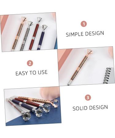 Healeved 3 Eyebrow Pen Makeup Tool Crystal Aluminum Alloy Brow Pencil Eyebrow Kit Golden - Buy Online on GoSupps.com