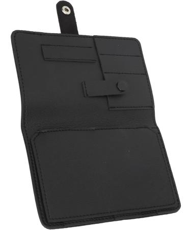 Nail Drill Bit Container Bag Portable Nail Drill Bit Organizer Bag with Zipper 37 Steel Pusher Slots (Black) - Buy Online on GoSupps.com