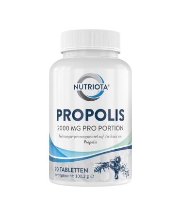 Bees propolis tablets - bee resin propolis extract 2000mg dietary supplements |90 high -strength vegan tablets |For a healthy immune system - Buy Online on GoSupps.com