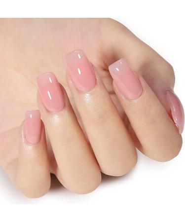 Vishine Jelly Gel Nail Polish Collection Sheer Nude Pink Gel Polish Crystal Transparent Gel Polish Kit Nail Art Varnish Manicure Set 8ML 4PCS Jelly Pinks - Buy Online on GoSupps.com