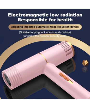 Hair Dryer Low Noise Blowdryers Portable Travel Blow Dryer Lightweight Travel Hair Dryer for Fast Drying Constant Temperature Hairdryer for Office Travel Hair Salon Pink- Us Standard 110v - Buy Online on GoSupps.com