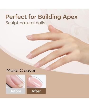 Modelones Builder Nail Gel 6 Colors 8-in-1 Gel Builder Set for Nails Hard Gel Builder Nail Strengthener Extension Color Gel Base Gel Rhinestone False Nail Tips Glue Gel in a Bottle Gifts for Women - Buy Online on GoSupps.com