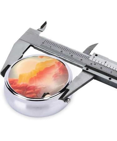 Sun Mountain Forestround Pill Box - 3 Compartment Portable Travel Organizer for Purse & Pocket - Buy Online on GoSupps.com