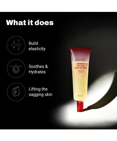 Buy MEDITHERAPY Shumage Gold Seal Wrapping Mask - 82.5% Collagen Overnight Peel Off Mask for Revitalizing & Tightening | Korean Skin Care | International Shipping - Buy Online on GoSupps.com
