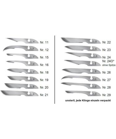 Buy Bayha Fig.21 Non-Sterile Scalpel Blades - 12 Pcs | Fast International Shipping - Buy Online on GoSupps.com