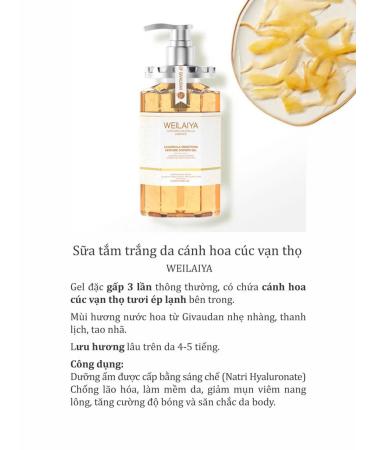 Buy Weilaiya Shower Gel Online - Nourishing Body Wash for All Skin Types | International Shipping Available - Buy Online on GoSupps.com