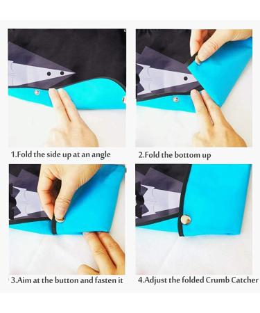 Lopton Adult Bibs for Men - Bow Tie Pattern, Washable & Reusable (3 Pack) - Buy Online on GoSupps.com