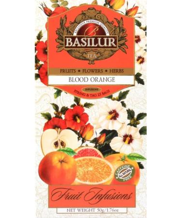 Fruit Infusion - Blood Orange Tea x (4) - 25 Bags Per Box - Traditional Herbal Tea - Buy Online on GoSupps.com