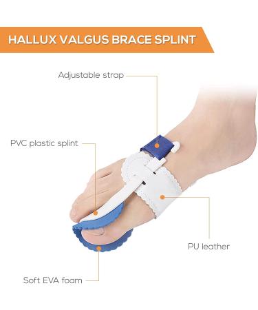 Sunydog Bunion Corrector Kit | Hallux Valgus Pain Relief & Big Toe Straightener | Orthopedic Separator & Protective Cover - Buy Online on GoSupps.com