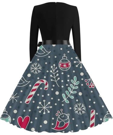 Hanxiulin Women's Christmas Dress - Stylish Sweater Jacket & Elk Party Dress with Bag | Autumn Winter Collection - Buy Online on GoSupps.com