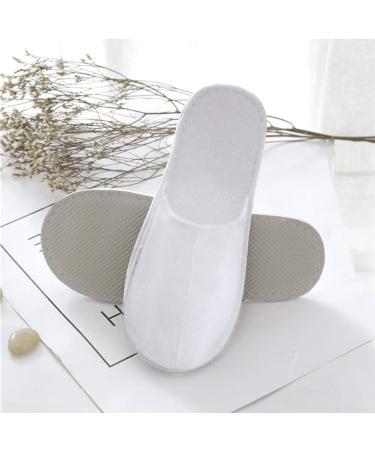 10-Pair Disposable Slippers - Comfortable Slipproof Travel & Hotel Shoes for Men Women & Children | Ideal for Guests & Nail Studios - Buy Online on GoSupps.com