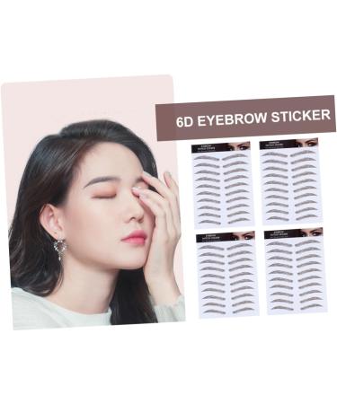 FOMIYES 8 Pcs Eyebrow Stickers Make up Kit Semi Permanent Eyebrow 6d Hair-like Eyebrows Stickers Modify 3d - Buy Online on GoSupps.com