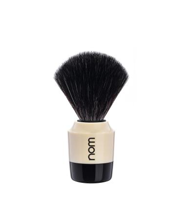 Shaving brush MARTEN Black Fibre Black/Cream 1 pc