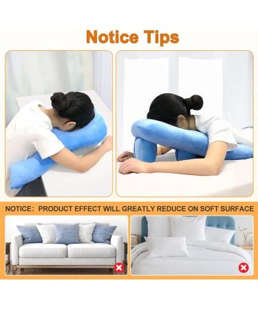 Face Down Pillow for Sleeping After Eye Surgery Head Positioning Prone Pillow for Massage Napping Tanning Pillow with Face Hole Doughnut Bed Cradle Cushion Detached Retina Vitrectomy Recovery Blue - Buy Online on GoSupps.com