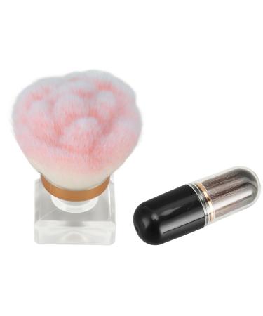 EXQUISITE AND STYLISH HANDLE THICKENED DIE CAST DESIGN SOFT BRISTLES Synthetic Fiber BRISTLES: Makeup Brush Set with Black Travel Bag Synthetic Fiber Hair for Blending