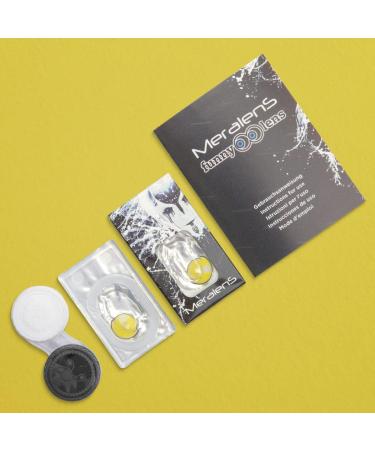 Colored Contact Lenses - Yellow Demon Neuko Cat Anime Manga - Highly Opaque | Heroes of Cosplay | Annual Costumes & Halloween Free Lens Tank - Buy Online on GoSupps.com