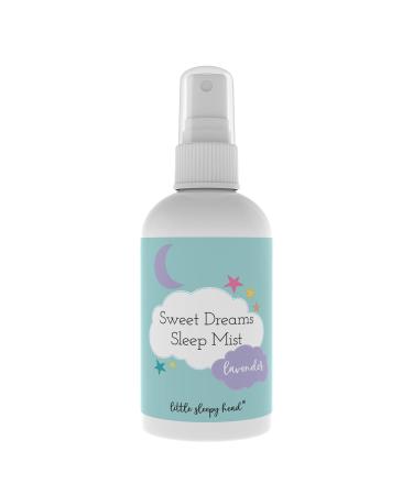 Little Sleepy Head Lavender Sleep Spray Made in USA - Aromatherapy Spray for Babies Kids & Adults Bedroom Essentials - Perfect Pillow Mist Linen Spray for Bedding with Lavender Sleep Essential Oil