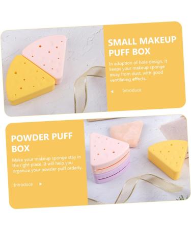 CAXUSD Silicone Beauty Powder Puff Storage Tool Makeup Accessories Cosmetic Sponge Storage Holder Cosmetic Sponge Container Pink Lampshade Sponge Cover Make up Silica Gel Travel - Buy Online on GoSupps.com