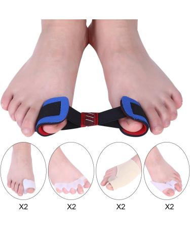 Bunion Corrector Kit - Pain Relief Sleeves & Splint for Hallux Valgus | Hammer Toe & Big Toe Separator for Men & Women - Buy Online on GoSupps.com