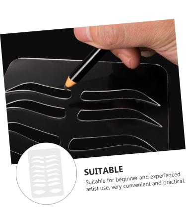 Balacoo Shape Women Draw Mold for Acrylic Lip Practical Practicing Shaper Tool Exercise Brow Drawing 21.5x14.7cm Transparent - Buy Online on GoSupps.com