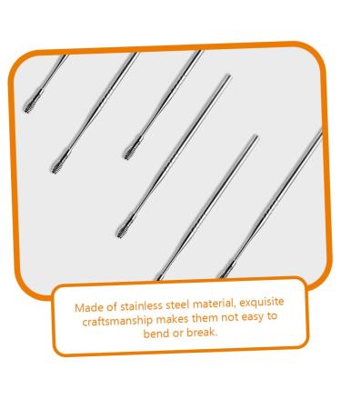 6pcs Stainless Steel Ear Pick Set - Ear Wax Removal & Cleaning Tool - Buy Online on GoSupps.com