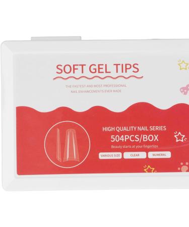 Nail Tip 504 Pieces Lightweight False Nails for Salon - Buy Online on GoSupps.com