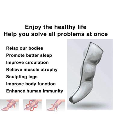 Leg Massage Device 100-240V - 9 Modes 15 Min Timer Electric Foot Massager for Seniors (EU Plugs) - Buy Online on GoSupps.com