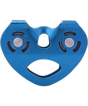 MAGT Climbing Pulley 30KN - Double Pulley Zip Line Rescue Cable Trolley for Outdoor Adventure (Blue) | High-Strength Climbing Equipment - Buy Online on GoSupps.com