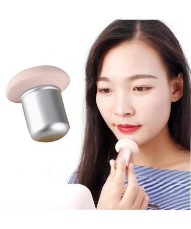 Cosmetic Puff Makeup Brush - Mushroom Head Wet Concealer Foundation Tool | Pink & Golden - Perfect for Flawless Application - Buy Online on GoSupps.com