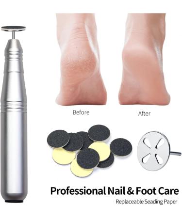 TQUXNGA 15/20/25mm Sanding Paper with Metal Disk Shaft Pedicure Tool Foot Dead Skin Remover Feet Care Salon Manicure Tools Plane 25mm - Buy Online on GoSupps.com