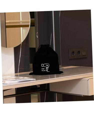 Healeved 10 Pcs Velvet Bag Hairdryer Bag Hair Tool Travel Bag Hair Tools Travel Bag Blow Dryer Flannel Black 30.00X26.00X0.50CMx5pcs Blackx5pcs - Buy Online on GoSupps.com