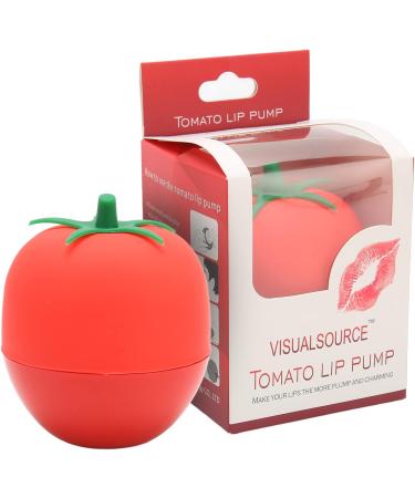 Women Lip Plumper Device Tomato Shaped Lip Plumping Device Lip Enhancer Portable Soft Silicone Pout Mouth Tool for Lip Red - Buy Online on GoSupps.com