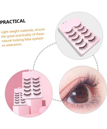 FRCOLOR 50 Pairs Fake Eyelashes Natural False Lashes for Women Reusable Black Eyelashes Short False Natural Eyelashes Natural False Eyelashes False Eyelashes Individual Fiber Set Princess - Buy Online on GoSupps.com