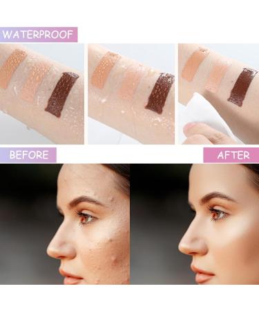 Horuili Concealer Palette 12 Colors Blush Palette Full Coverage Makeup Palette Waterproof Concealer Palette Long Lasting Blush Concealer Palette - Buy Online on GoSupps.com
