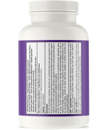 AOR - ALCAR 120 Capsules - Helps to Reduce Fatigue - Helps to Relieve Pain Associated with Diabetic Neuropathy - Helps Maintain Cognitive Function During Aging - Buy Online on GoSupps.com