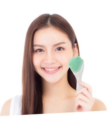Silicone Face Brush - Facial Cleansing Brush for Deep Cleaning | Handheld Scrubber 15.3x5.2cm | Shop Internationally - Buy Online on GoSupps.com