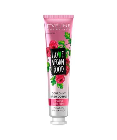 Eveline Cosmetics I Love Vegan Food Protective Hand Cream Raspberry & Corlender 50 ml