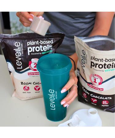 Boom Chocolata Plant-Based Protein Powder - Phase 1: Follicular | Pea & Pumpkin Protein | Iron, Fiber & Vegan Lactoferrin | No Artificial Sweeteners Phase 1: Follicular 1.54 Pound (Pack of 1) - Buy Online on GoSupps.com