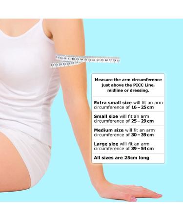 LimbO PICC Line Sleeve - Soft Breathable Lycra Cover for PICC Line & Midline | Unisex Size Large - Grey - Buy Online on GoSupps.com