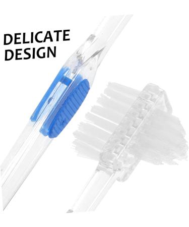 Minkissy 15 STK False Toothbrush for Dentures | Double-Sided Foldable Cleaning Brush | Ideal Brush Tool for False Teeth Care - Buy Online on GoSupps.com