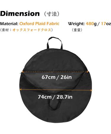 Triwonder MTB Impeller Pocket 27.5/29 Inch | Lightweight Waterproof Bike Carrier Bag | 2-Piece Set for Easy Bicycle Transport - Buy Online on GoSupps.com