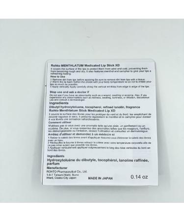 Rawto Mentholatum Medized Lip Stick XD | Ultimate Hydration & Protection | Shop Now! - Buy Online on GoSupps.com