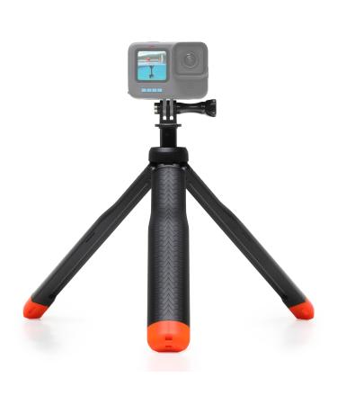 SOONSUN 4-in-1 Floating Selfie Stick for GoPro Hero 11, 10, 9, 8, 7, 6, 5, 4, 3, Max, Fusion, Session, DJI OSMO, AKASO, Insta360 - Use as Floating Handle, Extendable Monopod, Hand Grip, Tripod Stand Red - Buy Online on GoSupps.com