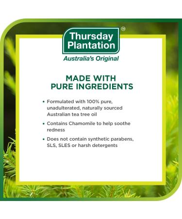 Thursday Plantation Tea Tree Face Wash Foam - Gentle Soap-Free Cleanser (5.1 fl oz) - Buy Online on GoSupps.com
