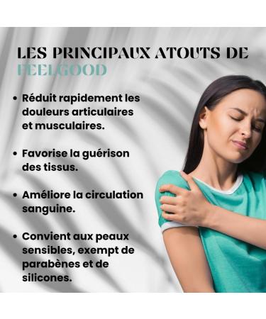 FeelGood Cr me Articulaire Apaisante - Soulagement Naturel des Douleurs Articulaires - Formule Enrichie en Ingr dients Naturels - 200ml - Buy Online on GoSupps.com