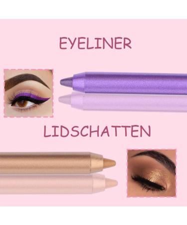 EONFAVE Matte GelEyeliner Set 12 Colors Waterresistant Kajal Pens Smooth and Smudgeproof and Longlasting Cream Pen with High Color Rendering for Colorful Eye Makeup - Buy Online on GoSupps.com