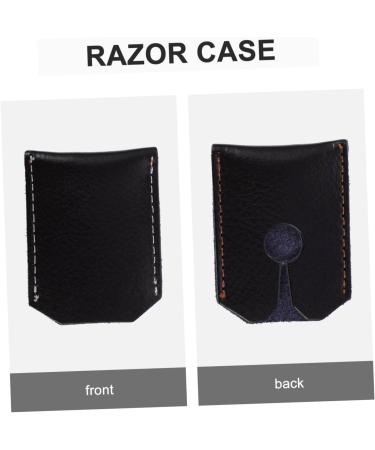 Doitool Razor Holster Case - Leather Sheath for Men | Fixed Blade Razor Cover for Travel & Home - Buy Online on GoSupps.com